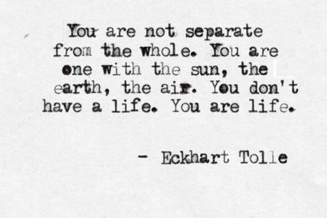 . Ekhart Tolle, Eckart Tolle, Eckhart Tolle Quotes, Eckhart Tolle, Note To Self, Typewriter, The Words, Beautiful Words, The Earth