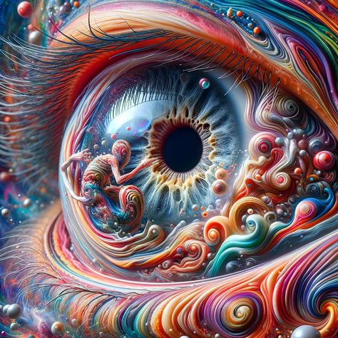 I see.. 👁️✨  --- ✧ --- ✧ --- ✧ ---  #ICanSee #TrippyArt #SurrealArt #VisualArt #HyperRealism #AIArt #ArtisticExpression #UniqueArt #ArtLovers Trippy Eye, Eyeball Art, Eyes Artwork, Psychadelic Art, Eyes Wallpaper, Big Eyes Art, Visionary Art, Trippy Art, Hippie Art