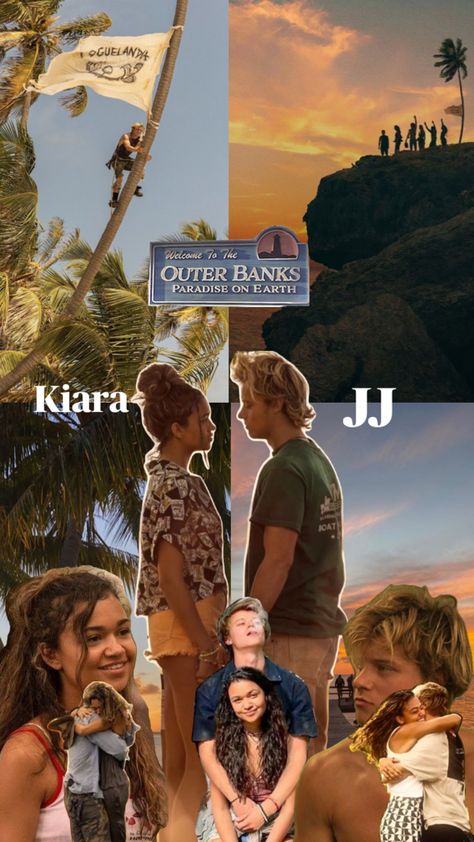 K&J Kiara And Jj, Obx Kiara, Outer Banks Aesthetic Outfits, Obx Nc, Les Pogues, Outer Banks Style, Movies To Watch Teenagers, Outer Banks Beach, Cute Summer Wallpapers