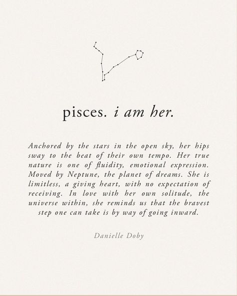 I Am Her Pisces, Pisces Energy Aesthetic, Picies Zodiac Tattoo, Female Pisces, Danielle Doby, Pisces Vibes, Peices Zodiac, Pisces Energy, Pisces Sun