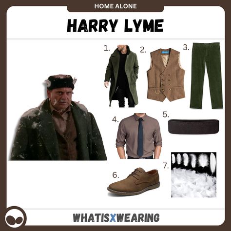 Dress like Harry Lyme of The Wet Bandits with one of our favorite Christmas movie costumes of all time! Sticky Bandits Costume, Wet Bandits Costume, Christmas Movie Costumes, Home Alone Costume, Harry Home Alone, Bandits Costume, Wet Bandits, Kevin Mccallister, Video Game Collection