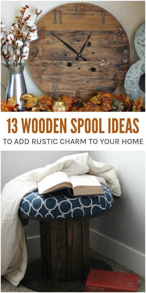 Add some rustic charm to your home with these 13 gorgeous wooden spool ideas! Wire cable spools never looked so good! via @leviandrachel Wire Spool Ideas, Spool Diy, Wooden Spool Ideas, Large Wooden Spools, Cable Spool Tables, Wooden Cable Spools, Wooden Spool Projects, Spool Projects, Wire Spools