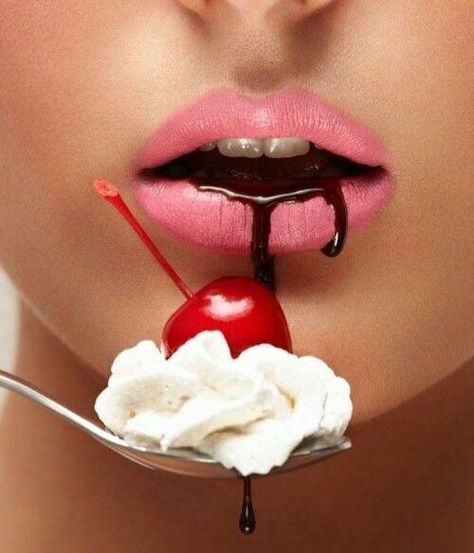 Whipped cream. Candy Lips, Sweet Lips, Juicy Lips, Candy Girl, Hot Lips, Lip Service, Tutti Frutti, Lip Art, Beautiful Lips