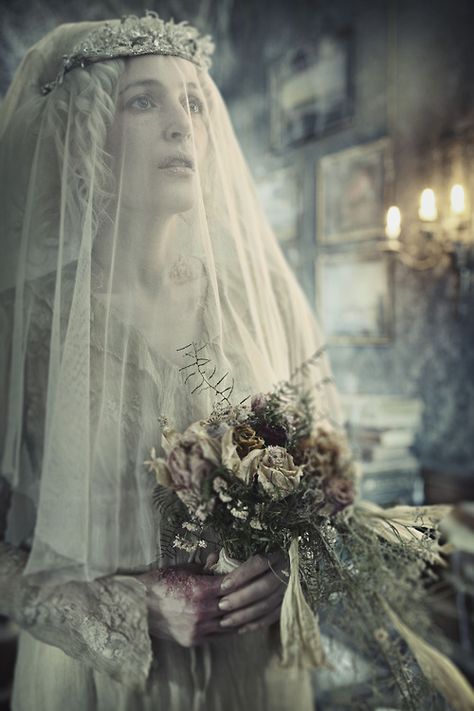 Gillian Anderson as Miss Havisham. Great Expectations. Little Dorrit, Miss Havisham, Ghost Bride, Dark Fairytale, Dark Mori, Great Expectations, Gillian Anderson, Movie Costumes, Adaptation