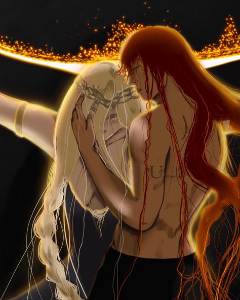 #eldenring #darksouls #redhead #couple #videogames Marika And Radagon, Radagon Elden Ring, Redhead Couple, Elden Ring, Dark Souls, Video Games, Ring, Anime, Quick Saves