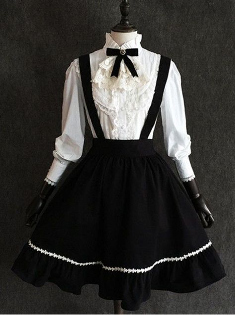 COMPLETE!! (Undergoing some edits!) *** "I would suggest you don't … #fanfiction #Fanfiction #amreading #books #wattpad Style Kawaii, Half Skirt, Suspender Dress, Mori Girl, Fancy Outfits, Harajuku Fashion, Lolita Dress, Gothic Lolita, Visual Kei