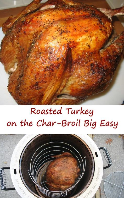 I love my Char-Broil The Big Easy TRU-Infrared Oil-less Turkey Fryer. I originally bought it just for turkey, but now use it for whole chickens and wings… regularly. It cooks all things great, like this roasted turkey. To make a turkey I inject it with a simple injection sauce (see below). Then I mix a … … Continue reading → Oil Less Turkey Fryer Recipes, Infrared Turkey Fryer, Big Easy Cooker, Big Easy Turkey Fryer, Charbroil Big Easy Recipes, Turkey Fryer Recipes, Fry Turkey, Big Easy Recipes, Char Broil Big Easy