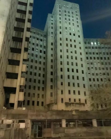 Evil-Buildings-Photo New Orleans History, Evil Buildings, Abandoned City, Apocalypse Aesthetic, Brutalism Architecture, Building Aesthetic, Abandoned Hospital, Last Ride, Brutalist Architecture