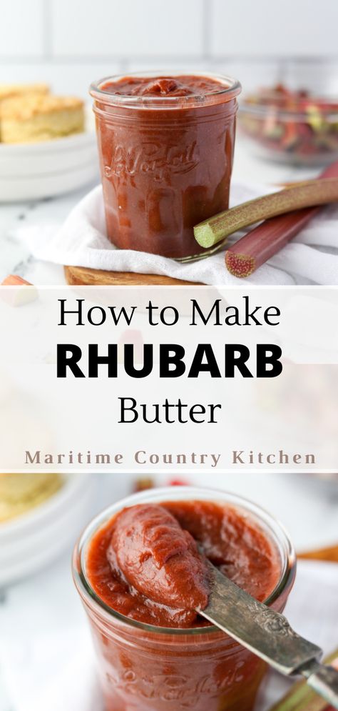 Discover this easy rhubarb butter recipe and turn your surplus rhubarb into an incredible spread! From smearing it on warm toast or croissants to mixing it into yogurt, let's explore fun and delicious ways to use rhubarb in your everyday meals. Get ready to impress with this unique addition to your edible gifts!