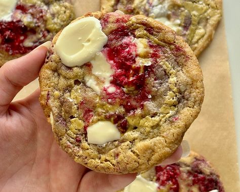 PISTACHIO-RASPBERRY COOKIES Raspberry Pistachio Cookies, Recipes With Pistachio Cream, Pistachio Cream Cookies, Raspberry Pistachio Desserts, Pistachio Thumbprint Cookies, Pistachio Filled Cookies, Apricot Pistachio Biscotti, Pistachio Raspberry, Cookie Crunch