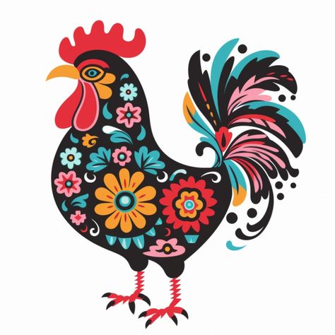 Polish Folk Art Rooster Fabric Panel Quilt Block 6 8 or - Etsy Felt Chickens, Diy Fabric Wall Art, Nursery Room Art, Fabric Panel Quilts, Square Fabric, Polish Folk Art, Arte Folk, Polish Folk, 2024 Christmas