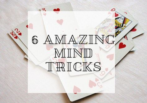 "Mind Tricks" can be fun to play on your family and friends (with their consent, of course). Learn some of the easiest "mind tricks" to perform! Tricks To Play On Friends, Cool Mind Tricks, Games To Play With Friends, Easy Magic Tricks, Play With Friends, Mind Tricks, Mind Games, Medical Science, Magic Tricks