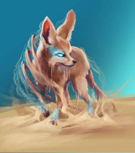 ArtStation - feneco sand elemental guardian, imateria Sand Elemental, Desert Monster, Monster Artwork, Character Design Challenge, Hybrid Art, Desert Animals, Magical Creature, Creature Artwork, Fantasy Beasts