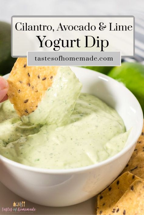 Healthy Yogurt Dip, Yogurt Dressing Recipe, Healthy Dressings, Avocado Yogurt, Avocado Salad Dressing, Vegetable Dips, Cilantro Lime Dressing, Full Fat Yogurt, Healthy Yogurt