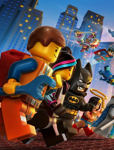 Lego Illustrations, Lego Batman 3, Lego Film, Lego Poster, Ninjago Birthday, Lego Videos, The Lego Movie, Lego Animals, Lego Movie 2