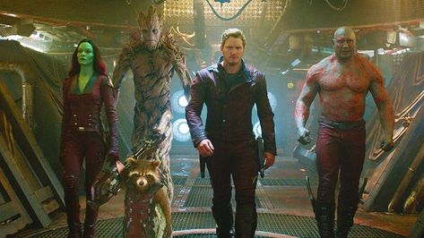 guardian of the galaxy peter gamora rocket and groot - Google Search Marvel Box, Gardens Of The Galaxy, Marvel Avengers Assemble, Guardians Of The Galaxy Vol 2, Geek Girl, Best Superhero, Hubba Hubba, Marvel Avengers Funny, Karen Gillan