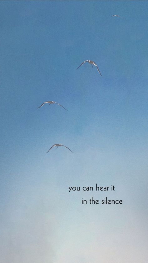 Vertical phone wallpaper, light blue sky with three seagulls flying, in the lower right corner it reads “you can hear it in the silence” 1989 You Are In Love, Taylor Swift Wallpapers 1989, Taylor Swift Homescreen Wallpaper 1989, Iphone 13 Wallpaper Ideas, Taylor Swift Wallpaper You Are In Love, 1989 Iphone Wallpaper, You Can Hear It In The Silence Taylor Swift, You Can Hear It In The Silence, Can I Go Where You Go Taylor Swift