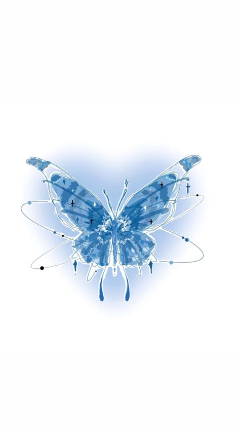 Wallpaper rah Cute Blue Wallpaper, Butterfly Photos, Aura Colors, Aesthetic Desktop Wallpaper, Cool Wallpapers Art, Blue Wallpaper, Blue Art, Ipad Wallpaper, Wallpaper Iphone Cute