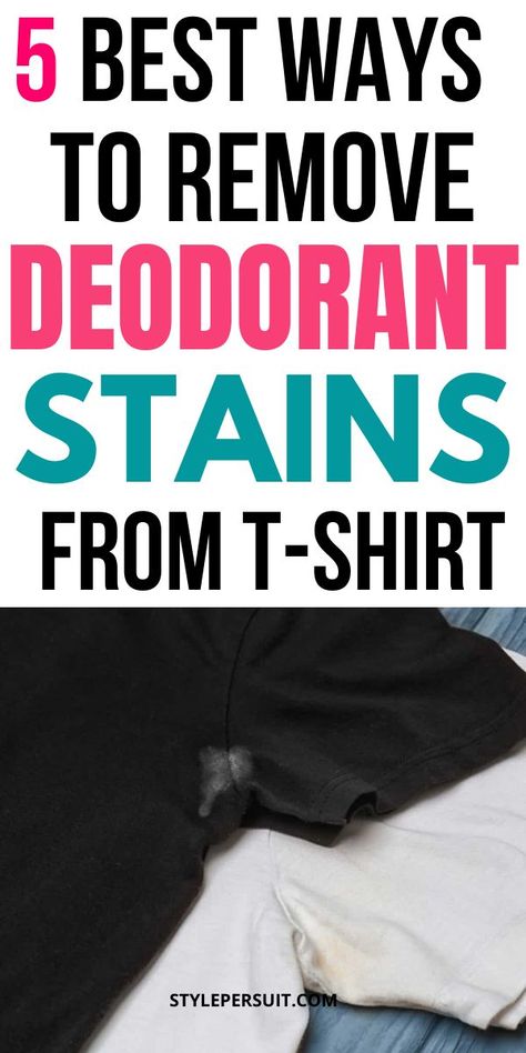 Your deodorant-stained shirts can be saved. Discover the best methods for removing these stains, along with some tips to prevent them in the first place. Remove Pit Stains, Remove Armpit Stains, Clothes Life Hacks, Remove Deodorant Stains, Flowers Paper Craft, Black Armpits, Skin Wars, Diy Stain Remover, Clean Deodorant