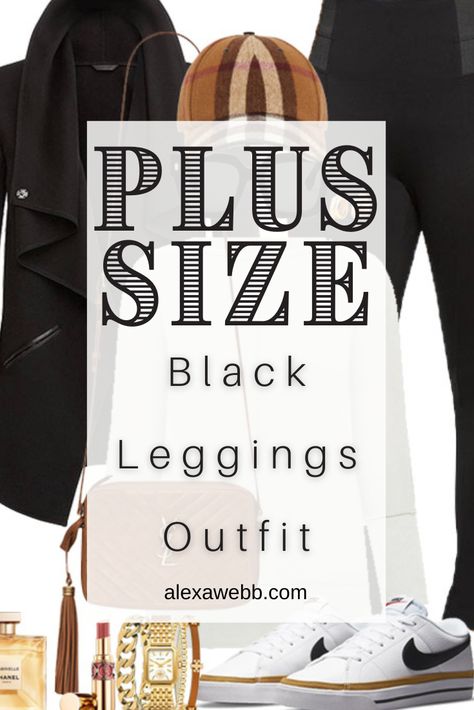 Leggings And Cardigan Outfit Plus Size, Plus Size Winter Outfits Cold Weather Black Leggings, Black Leggings Jean Jacket Outfit, Winter Black Leggings Outfit, Chelsea Boots Outfit Women Plus Size, Black Boots With Leggings, Plus Leggings Outfit, Leggings And Booties Outfit, Plus Size Chelsea Boots Outfit