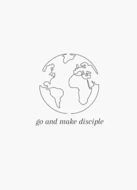 Go And Make Disciples Wallpaper, Great Commission Tattoo, Missions Tattoo, Jesus Journal Ideas, Go Make Disciples, Mission Tattoo, Prayer Night, Church Merch, Go And Make Disciples