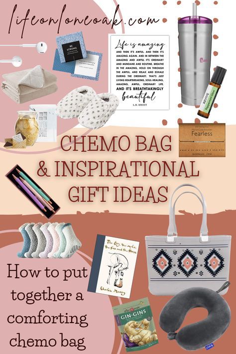 Chemo And Radiation Care Packages, Chemo Bags Care Packages, Male Chemo Care Package, Chemo Care Package For Women Baskets, Chemo Care Package For Women Diy, Chemo Bag Ideas Survival Kits, Chemo Bag Essentials, Chemo Basket Ideas, Chemo Baskets Care Packages