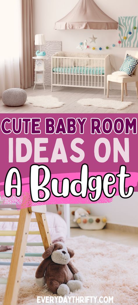 Get ready to dive into a world of baby room ideas on a budget as you create a beautiful nursery. We’ll help you design the most adorable and budget-friendly baby room ever! Discover unique and affordable ideas that’ll turn your little one’s nursery into a cozy and functional haven filled with love and charm. Low Budget Nursery, Budget Nursery Ideas, Affordable Nursery Ideas, Cheap Nursery Ideas, Diy Nursery Ideas, Simple Baby Nursery, Small Nursery Decor, Practical Nursery, Nursery On A Budget