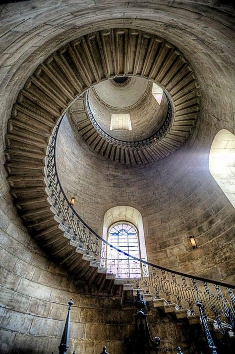 Wish I knew where it was... Garde Corps Design, St Pauls Cathedral London, St Paul's Cathedral, Bel Art, Hogwarts Aesthetic, St Pauls Cathedral, Spiral Stairs, Trondheim, Stairway To Heaven