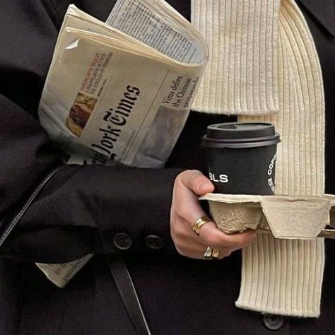 November In New York, Fall Friday, Coffee In Hand, Chunky Knits, New York Photos, Hot Coffee, A Coffee, Newspaper, New York