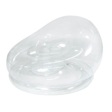 PoolCandy AirCandy City Chair- Clear in the Inflatable Furniture department at Lowes.com Clear Chairs, 2000s Baby, Inflatable Furniture, Vinyl Repair, Inflatable Chair, Pool Floats, Floating In Water, Boy Accessories, Comfy Chairs