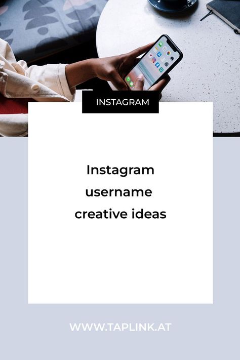 Your Instagram account is your business card, your portfolio, and another opportunity to meet new interesting people. Regardless of the account purpose, its username creating should be taken with seriousness. A creative name is what distinguish a user from other millions in social media. Here we will tell you how to come up with a good name idea. Username Ideas Creative, Creative Instagram Names, Usernames For Instagram, Instagram Account Ideas, Name Idea, Instagram Business Account, Instagram Username, Create Name, Instagram Username Ideas