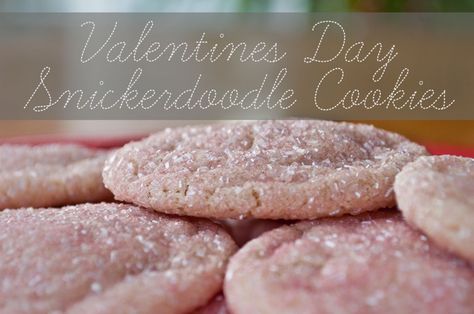 Valentine's Snickerdoodle Cookies Glitter Cookies, Valentines Cookies, Cake Mix Cookie Recipes, Snickerdoodle Cookies, Baby Shower Desserts, Snickerdoodle Cookie Recipes, Valentines Day Cookies, Valentines Day Treats, My Funny Valentine