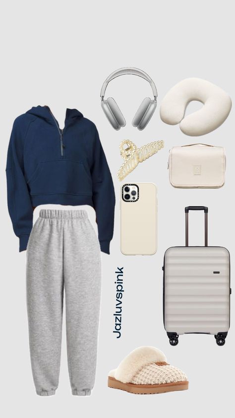 Airport fit! ✈️ 🛍️ #preppy #outfitinspo #airportoutfit #viral #shuffleinspo Cute Plane Outfit, College Class Outfits, Winter Holiday Outfits, Plane Outfit, Airport Fit, Air Port Outfit, Class Outfits, Travel Outfit Plane, Airport Fits