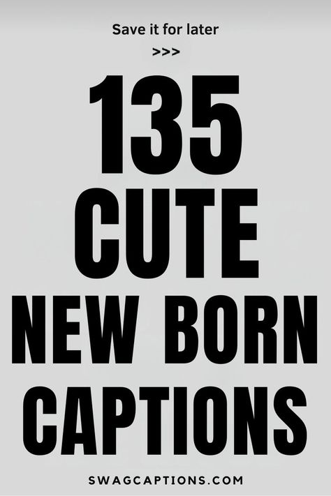 Looking for the perfect words to capture the magic of your little one? These Cute New Born Captions are ideal for your baby's first photos! Whether you're sharing those precious moments on Instagram or adding a sweet touch to your baby announcement, you'll find the perfect caption to express all the joy, love, and happiness. Discover heartwarming, funny, and adorable newborn captions that are sure to make memories even more special. Newborn Quotes, Newborn Announcement, Perfect Captions, Adorable Newborn, Quotes For Instagram, Photo Caption, Baby Arrival, Perfect Word, Caption Quotes