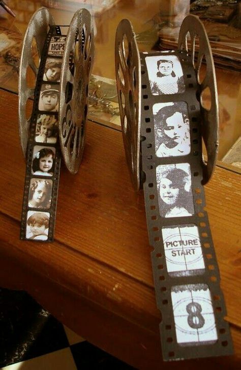 Deco Cinema, Hollywood Party Theme, Movie Reels, Hollywood Theme, Old Movie, Film Reels, Hollywood Party, Movie Themes, Movie Party