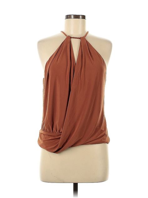 Express Sleeveless Top Size: Medium Brown Tops - new. 95% POLYESTER, 5% SPANDEX, Halter, | Express Sleeveless Top Brown Halter Tops - New - Size Medium Brown Tops, Halter Tops, Brown Top, Medium Brown, Halter Top, Sleeveless Top, Women Handbags, Spandex, Size Medium