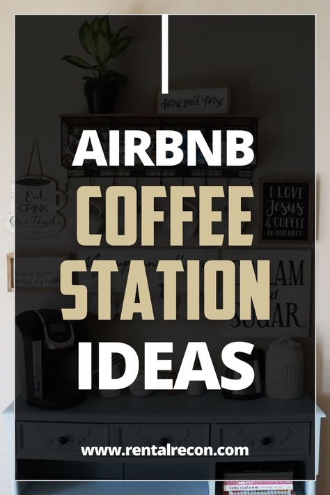 Looking for Airbnb Coffee Station Ideas? We've put together the list of our favorite Airbnb coffee stations (and coffee station accessories) for vacation rental hosts. Our Top Choice for Hosts Is: https://www.rentalrecon.com/supplies/kitchen/airbnb-coffee-station-ideas-vacation-rentals/ Coffee Bar Ideas Airbnb, Airbnb Coffee Station Ideas, Airbnb Coffee Station, Vacation Rental Host, Torch Wood, Jesus Coffee, Amazon Coffee, Airbnb Design, Drink Station