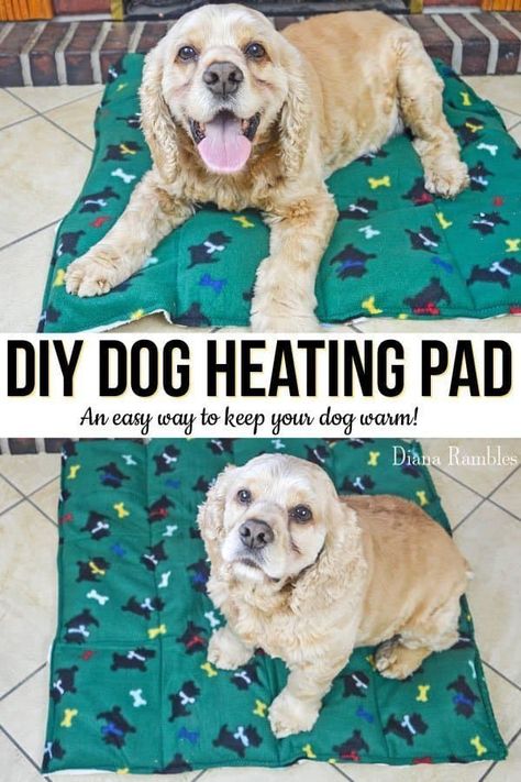 Diy Heated Blanket, Diy Dog Blankets, Pet Bed Diy, Dog Bed Sewing Pattern, Diy Heating Pad, Crochet Dog Clothes, Diy Pet Bed, Dog Sewing, Heating Blanket