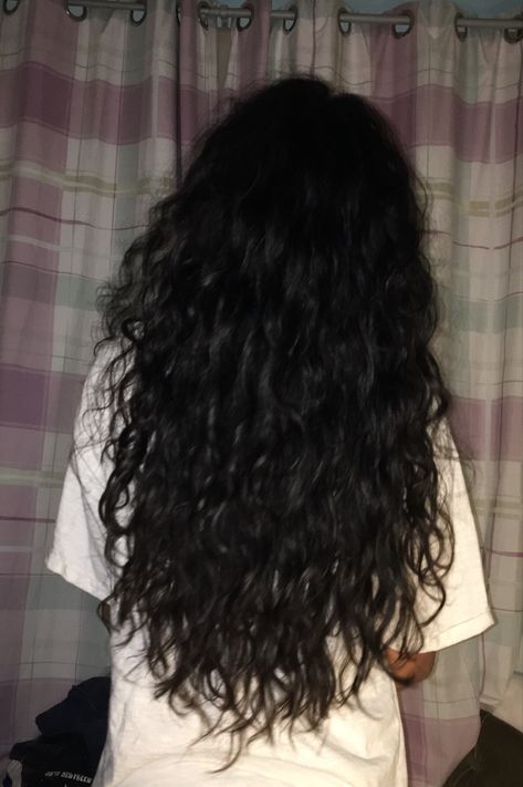 Black Messy Hair Aesthetic, Long Black Curly Hair Aesthetic Faceless, Black Natural Wavy Hair, Long Black Messy Hair, Long Black Wavy Hair Aesthetic, Jet Black Curly Hair Natural, Black Curls Aesthetic, Long Black Curly Hair Aesthetic, Natural Wavy Hair Aesthetic