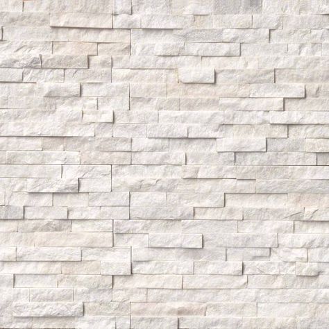 White Stone Fireplaces, Stacked Stone Panels, Marble Wall Tiles, Stone Panels, Exterior Wall Design, Remodeling Kitchen, Stone Siding, Fireplace Remodel, Exterior Stone