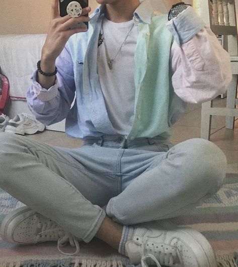 Preppy Male Aesthetic, Cute Male Outfits Aesthetic Pastel, Soft Core Outfits Male, Angelcore Aesthetic Outfits Men, Pastel Mens Clothes, Aesthetic Male Outfits Soft, Pastel Guy Outfits, Pastel Fashion Men, Soft Male Outfits