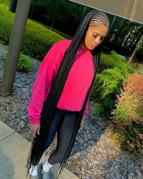 Sleek Braid, Cornrows Braids For Black Women, Poetic Justice Braids, African American Braids, African Print Dress Ankara, Braids For Black Women, African Print Dress, Cornrows Braids, Side Braid