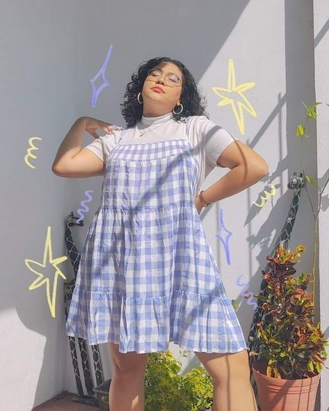 Plus-koon Muoti, Tea Party Birthday Ideas, Plus Size Aesthetic Outfits, Unique Tea, Fashion 90s, Checkered Dress, Tea Party Birthday, Curvy Girl Fashion, Curvy Girl Outfits