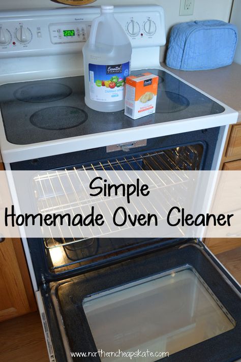 Simple Homemade Oven Cleaner Spring Cleaning Organization, Homemade Oven Cleaner, Cleaning Organization, Dusting Spray, Clean Baking Pans, Oven Cleaner, Cleaner Recipes, Cleaning House, Deep Cleaning Tips