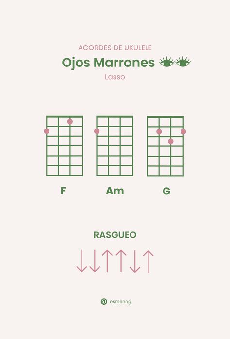 Ojos Marrones Ukulele Songs Beginner, Twice Songs, Guitar Notes, Guitar Tabs Songs, Ukulele Tabs, Guitar Girl, Ukulele Songs, Ukelele, Lets Do It