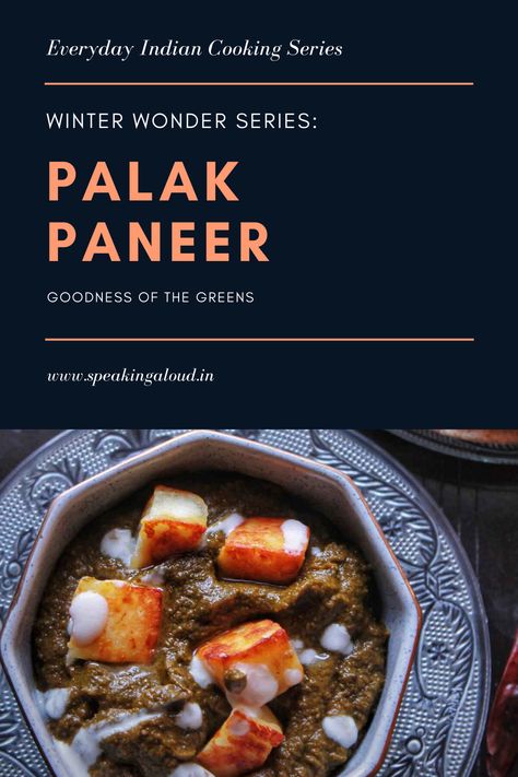 Spinach Paneer, Indian Paneer Recipes, Onion Paste, Palak Paneer Recipe, Grilled Paneer, Indian Cheese, Punjabi Style, Paneer Recipe, Spinach Curry