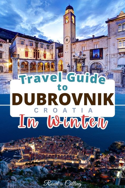 Dubrovnik in winter guide Montenegro Travel, Dubrovnik Old Town, Balkans Travel, Europe City, Europe Itineraries, Winter Destinations, Europe Winter, City Breaks, Where To Travel