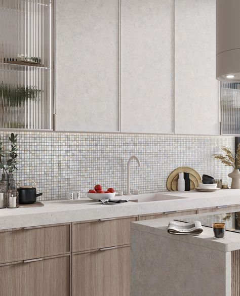 Transform your space with the luxurious elegance of our shell tiles, featuring stunning mother of pearl. These exquisite tiles capture the essence of coastal beauty, reflecting light to create a radiant, ocean-inspired glow. Perfect for adding a touch of seaside sophistication to any corner of your home.⁠ ⁠ Discover our full collection of shell tiles through the link in our bio.✨🏝️ Kitchen Dining Rooms, White Square Tiles, White Mosaic Tile, Shell Mosaic Tile, Shell Tiles, Shell Mosaic, Tile Color, White Mosaic, Black Tiles