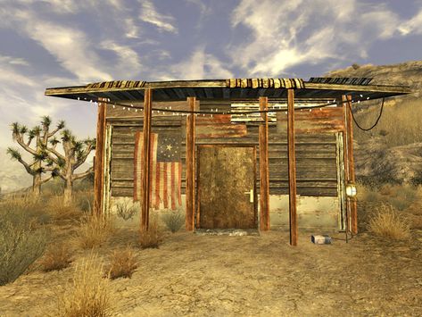 Fallout new vegas victor's shack Fallout New Vegas Aesthetic, New Vegas Aesthetic, Fallout Oc, Rodeo Clown, Vegas Aesthetic, Chaotic Good, New Vegas, Fallout New Vegas, Fallout