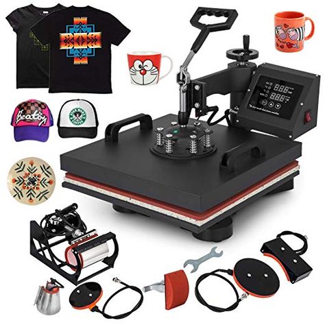 Best Heat Press T-Shirt Printing Machines to Buy in 2020 - PrintXpand Screen Printing Exposure Unit, Best Heat Press Machine, Screen Printing At Home, 80s Party Decorations, Screen Printing Press, T Shirt Press, Heat Press Shirts, T Shirt Printing Machine, Heat Press Transfers